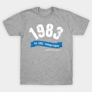 1983 Vintage Legacy - Perfect 40th Birthday Gift T-Shirt